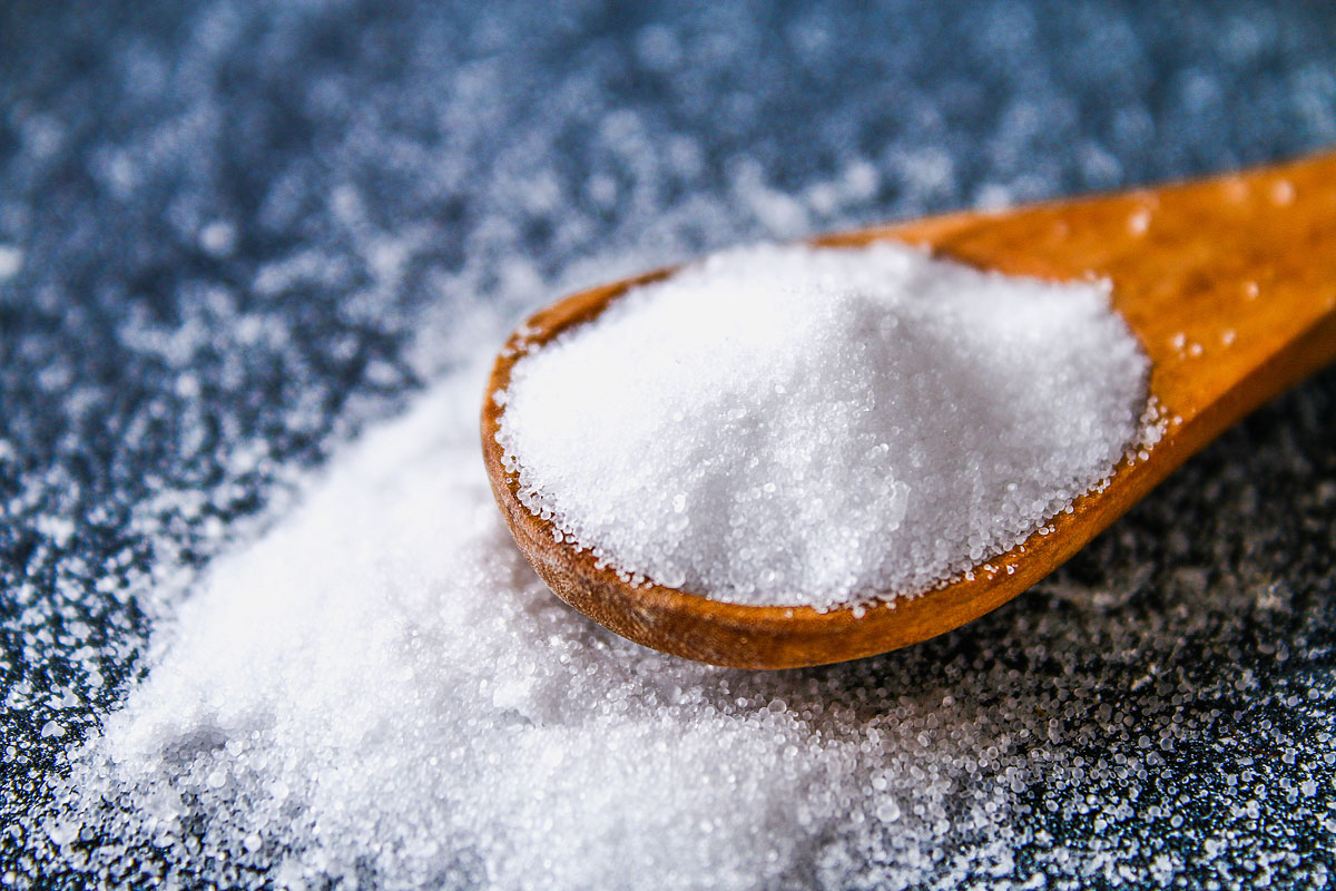 A tablespoon of salt