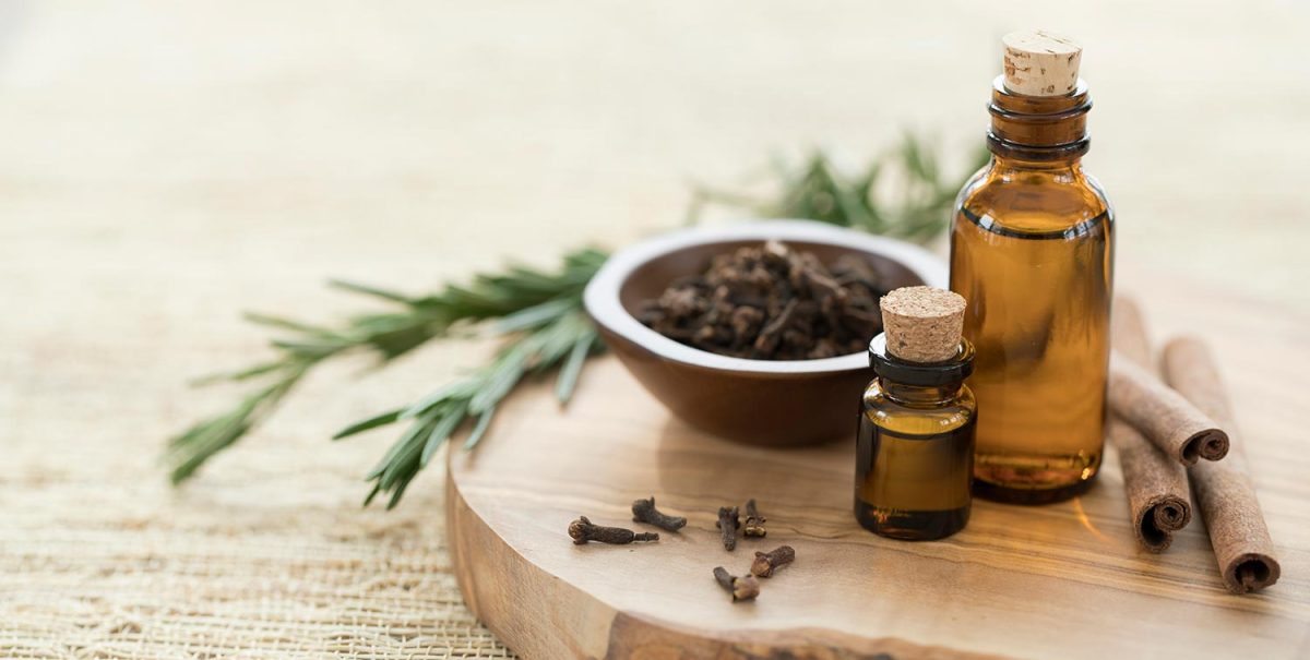 Essential oils with rosemary